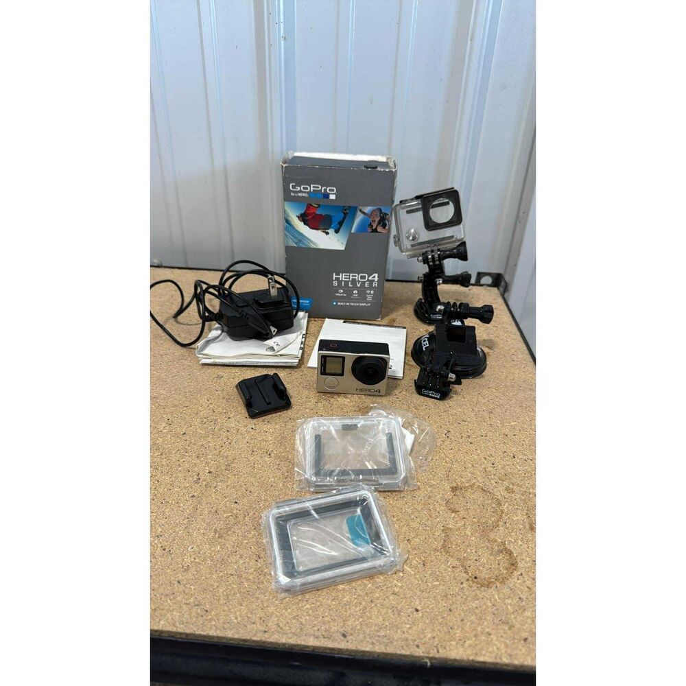 GoPro Hero 4 Action Camcorder With Case and mount